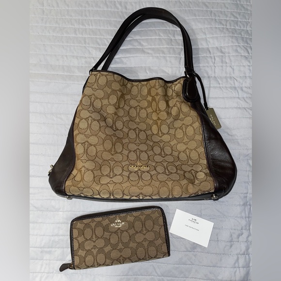 Coach Purse and Matching Wallet